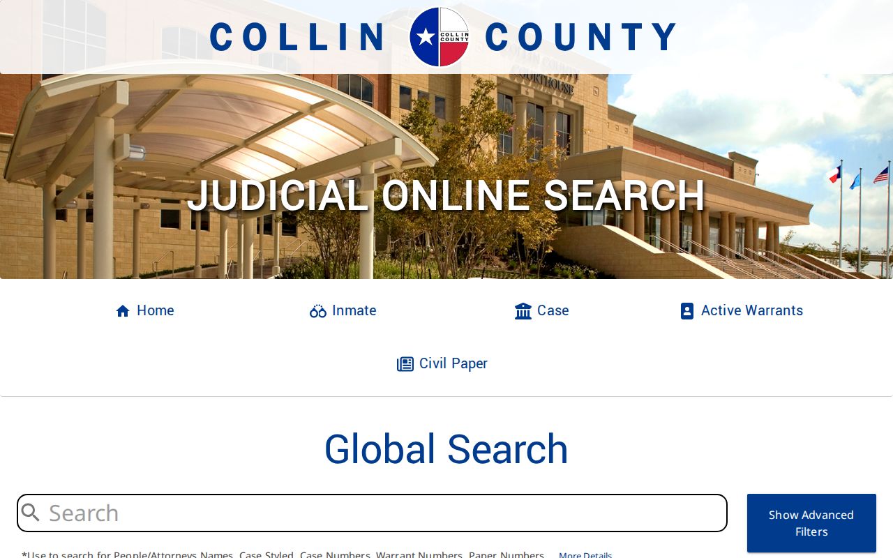 McKinney residents directory Collin County judicial search